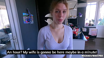 The useless cleaner pays for the fuck-up with her pussy