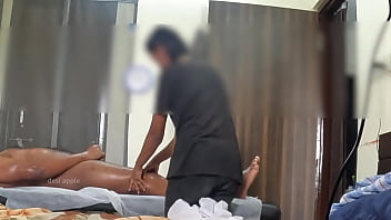 Hidden cam caught happy ending massage