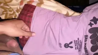Indian cute step sister fucking when bunk from the college