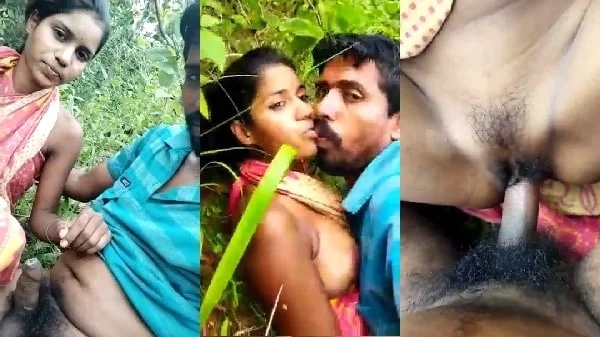 Indian village Couple outdoor porn