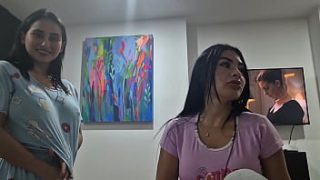 Movie night with my best friend and her stepbrothers ends in an orgy and cum in my pussy – xnxx
