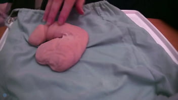 playing with a very soft and limp fake cock [no audio]